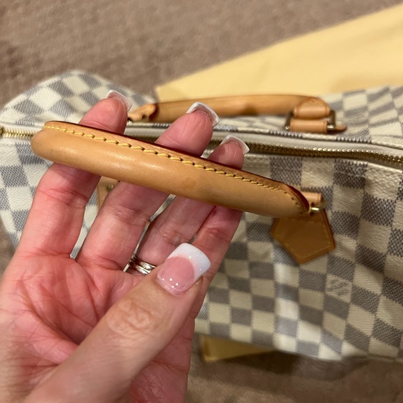 Louis Vuitton Speedy 30 in Damier Azur Canvas - Picture 10 of 16